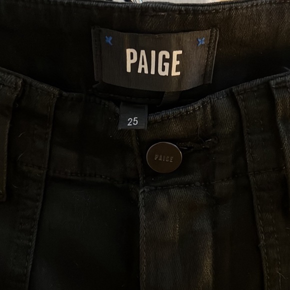PAIGE Mayslie LUX coated cropped jogger - Picture 4 of 7